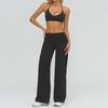 Women's Tracksuit Fitness Suit Two Piece Yoga Sets Women Sportswear Workout Sports Bra High Waist Flared Pant Gym Clothing
