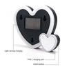 Easy Installation Dual Heart Shape Wireless Car LED Heart Light Suction Cup Solar Powered Soft Illumination Car Neon Light
