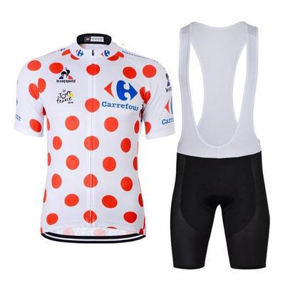 Cycling Suit Summer Green Collar Cycling Shirt Cycling Suit Jacket Shorts Quick Drying Cycling Equipment
