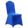50 Pcs Royal Blue Chair Covers, Polyester Spandex Chair Cover, Stretch Slipcovers for Wedding Party Dining Banquet Flat-Front Chair Covers, Fits Chair