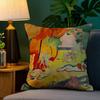 H-Henri M-Matisse Painting Pillow Case Home Double-Sided Printing Short Plush Colorfast Microfiber Cushion Cover