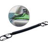 Fishing Lanyards Retractable Coiled Tethers with Carabiner Spring Elastics Rope Boating Fishing Rope Retention Rope