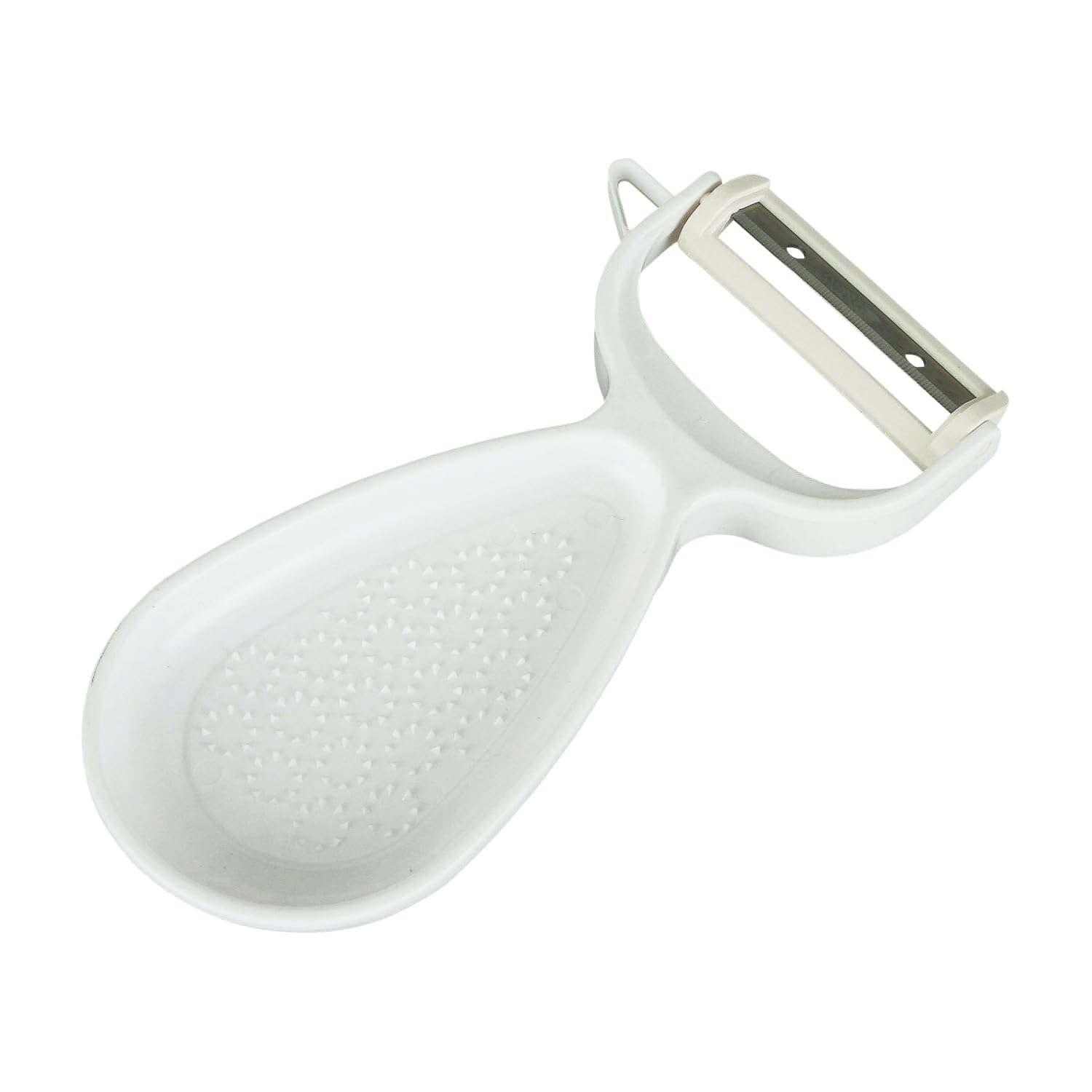 

KAI Corporation DH8007 Peeler with Grater for Sprout Dishwasher KAI Made in Japan Potatoes, Remover, Safe, KITCHEN, White, белый