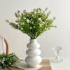3pcs 7 Fork of Plants Jasmine Small Wild Chrysanthemum Flower Arrangement with Grass Nordic Home Decoration Pastoral Fake Flower