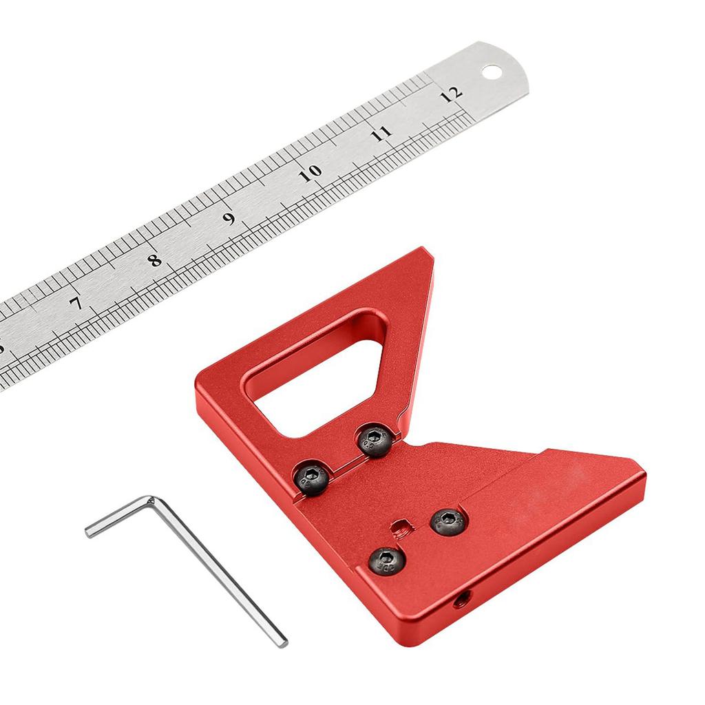 Circle Center Finder Tool 0.05mm Accuracy 300mm Range Clear Scales Center Scribe Gauge Woodworking