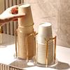 Paper Cup Dispenser Holder Disposable Cup Storage Holder Tea Cups Acrylic Dispenser Stick Mug Display Stand Organizer Supplies