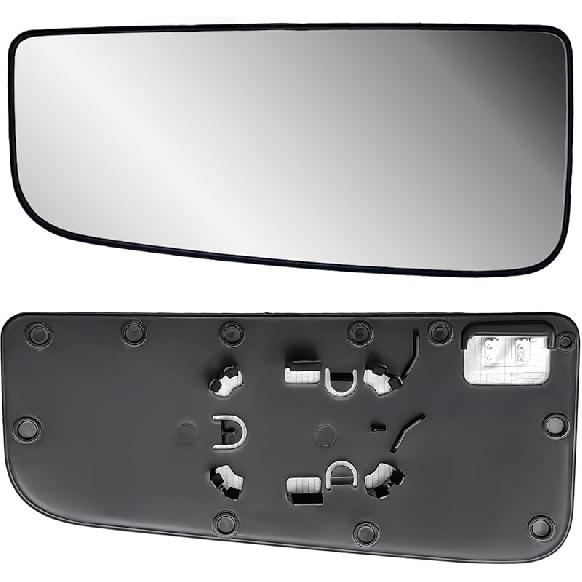 Replacement Driver Left Side Door Towing Mirror Lower Small Glass Convex Heated With Back Plate For Ford F-150 F 250 F-350 F-450 F-550 From 2015 To