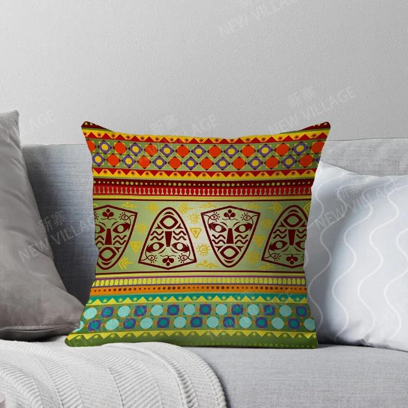Herbstliche Heimdeko Herbst Wohnzimmer Überwurf Kissenbezug Sofa Boho Kissenbezug Marokko