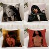 Singer A-Aaliyah Cushion Cover Premium Comfort Reversible Pillow Cover - Dual - Use Design for Home & Car