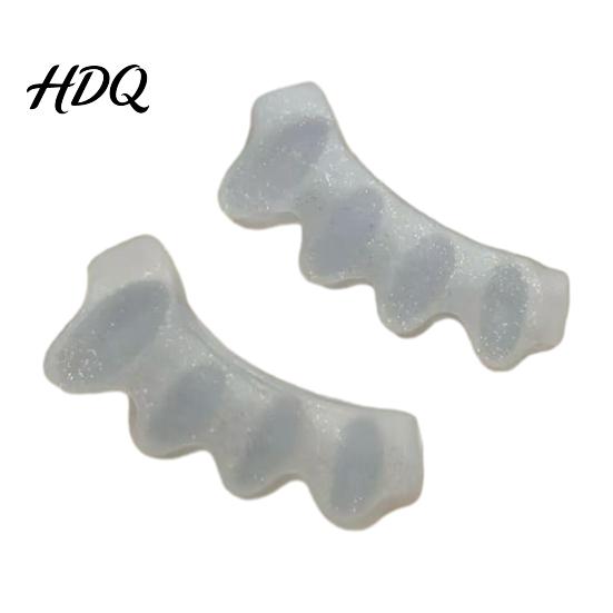 Bunion Corrector Insoles 1 Pair Toe Separators for Overlapping Toes Daytime Daily Relief Hallux Valgus Soft SEBS Spacer Walking Wear Orthotics