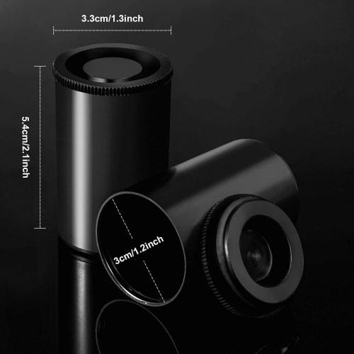 Copeflap Film Cases, Push-Pull Vials, Small Portions, Sealed, Airtight Containers, 30ml (Clear, Pack of 20)