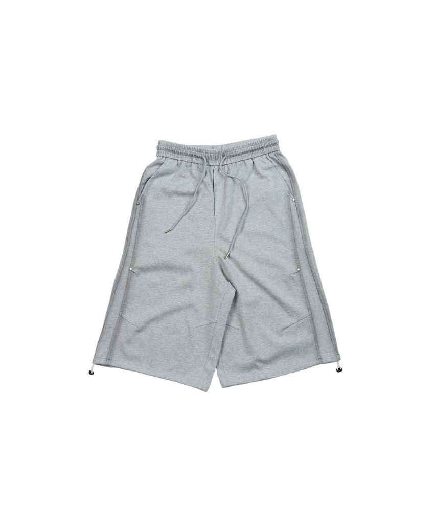 DOUBLE JD Line Washed Bermuda Pants