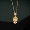 New In Cute Lucky Little Maitreya Buddha Pendant Women Necklaces Vintage Stainless Steel Female Chains Jewelry