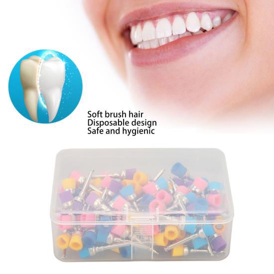 100 Pezzi Tazza Per Profilassi Dentale Spazzola Lucidante In Gomma) 2307 It - Foto 6