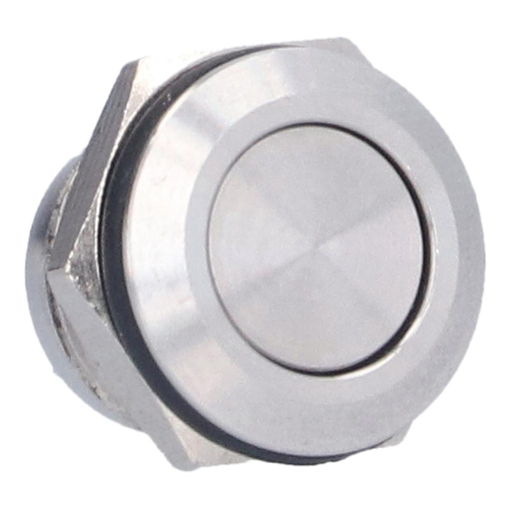 5Pcs Flat Top Button Switch Stainless Steel Waterproof Screw Terminal Power Accessories 0?220V