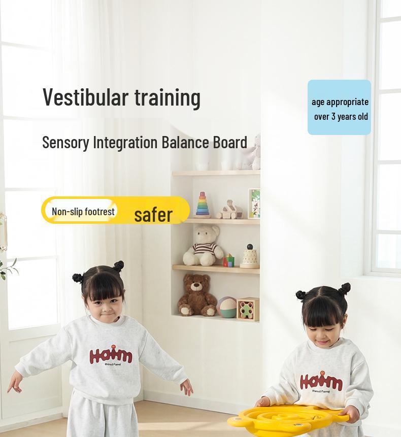 Egg-Shaped Snail Balance Board: Sensory Integration Toy for Kindergarten and Home