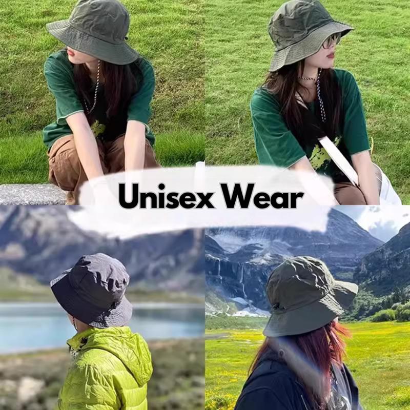 Fashion Packable Fisherman Hat Men Women UV Protection Waterproof Bucket Sunhat Outdoor Camping Mountaineering Caps