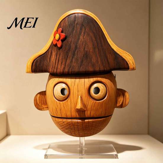 Festival Decoration Masque Nutcracker Head Masque, Realistic Puppet Full Face Holiday Masquerade for Festivals, Halloween Costume, Cosplay Party