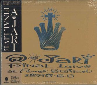 

CD AJARI - Final Live CT325532PROMO EAST WORLD Japan Obi Japanese Pop/Rock Used
