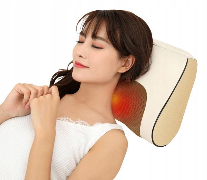 Masażer Elektryczny Do Szyi Karku Poduszka Masująca Shiatsu Masaż Ag127H