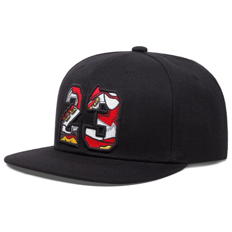Șapcă de Baseball Fashion Brodată 3D Digital 23 Șapcă Sportivă cu Protecție Solară Snapback Ajustabilă Unisex Pălărie de Soare Cowboy