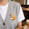 Elegant Enamel Animal Shaped Pin Brooch Including Colorful Rhinestones For Feminine Outfit Enhancement And Gift Giving