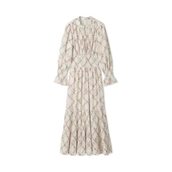 SNIDEL Sustaina Pleated Check Dress SWFO245130 Women s