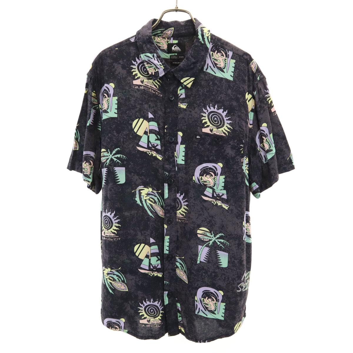 

Quiksilver Комбинезон ручка Футболка с коротким рукавом M Черный Мужской Б/У