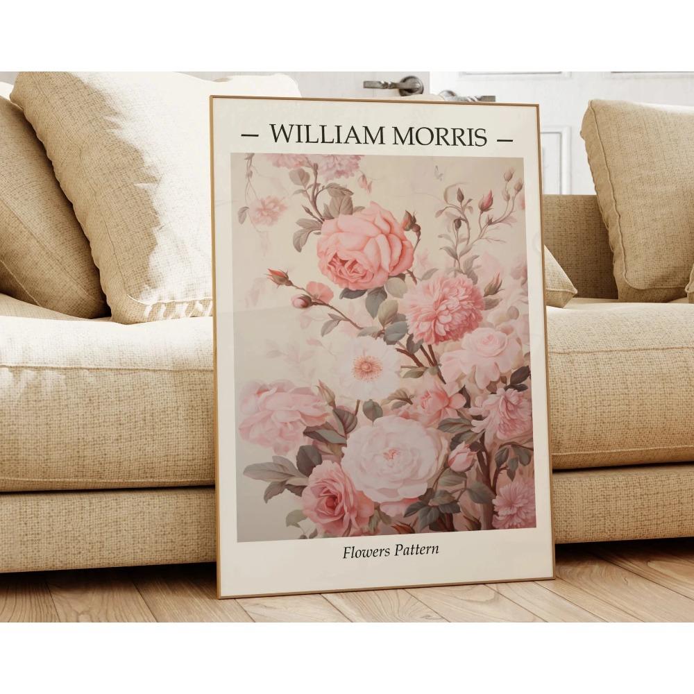 1PC Neutral William Morris Poster Poster Paper Print Home Living Room Bedroom Entrance Bar Cafe Art Painting Decoration