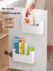 Wall-Mounted Storage Box: Cling Film Holder & Bathroom Organizer