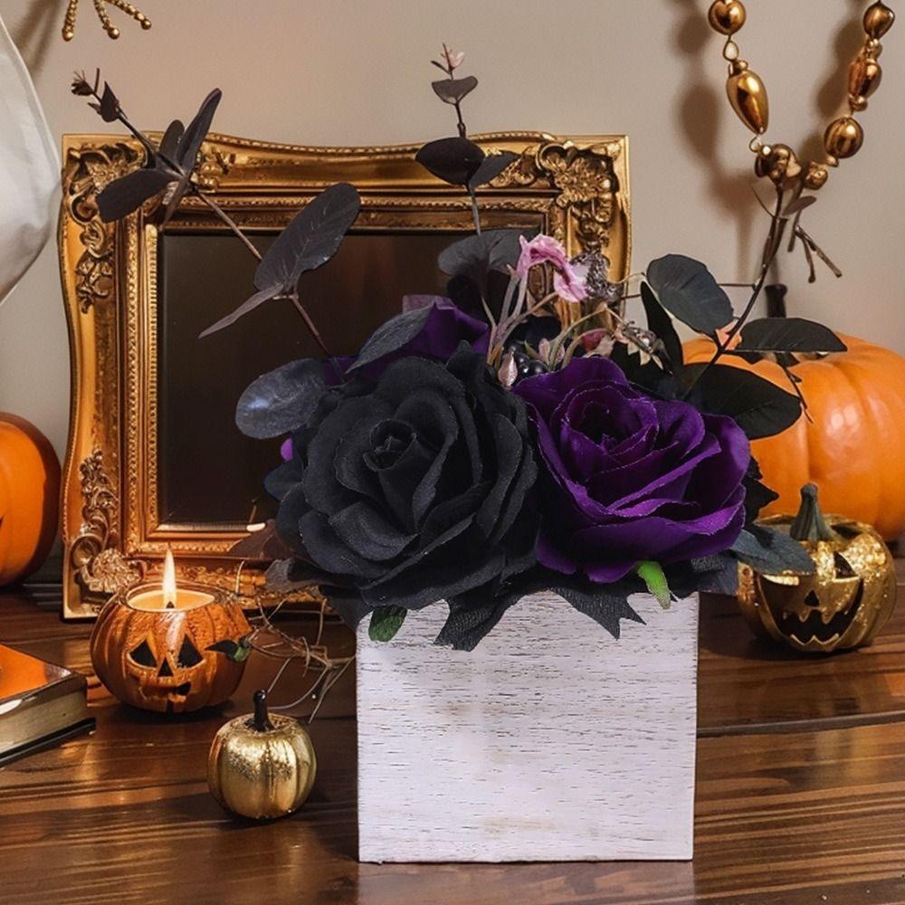 Real Touch Desktop Artificial Flowers Beautiful Fake Silk Flowers  Photography Props