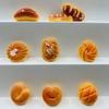 10pcs Mini Food Bread Miniature Dollhouse Decor Flatback Embellishments DIY Scrapbooking for Girls Hairpin Headband Gifts