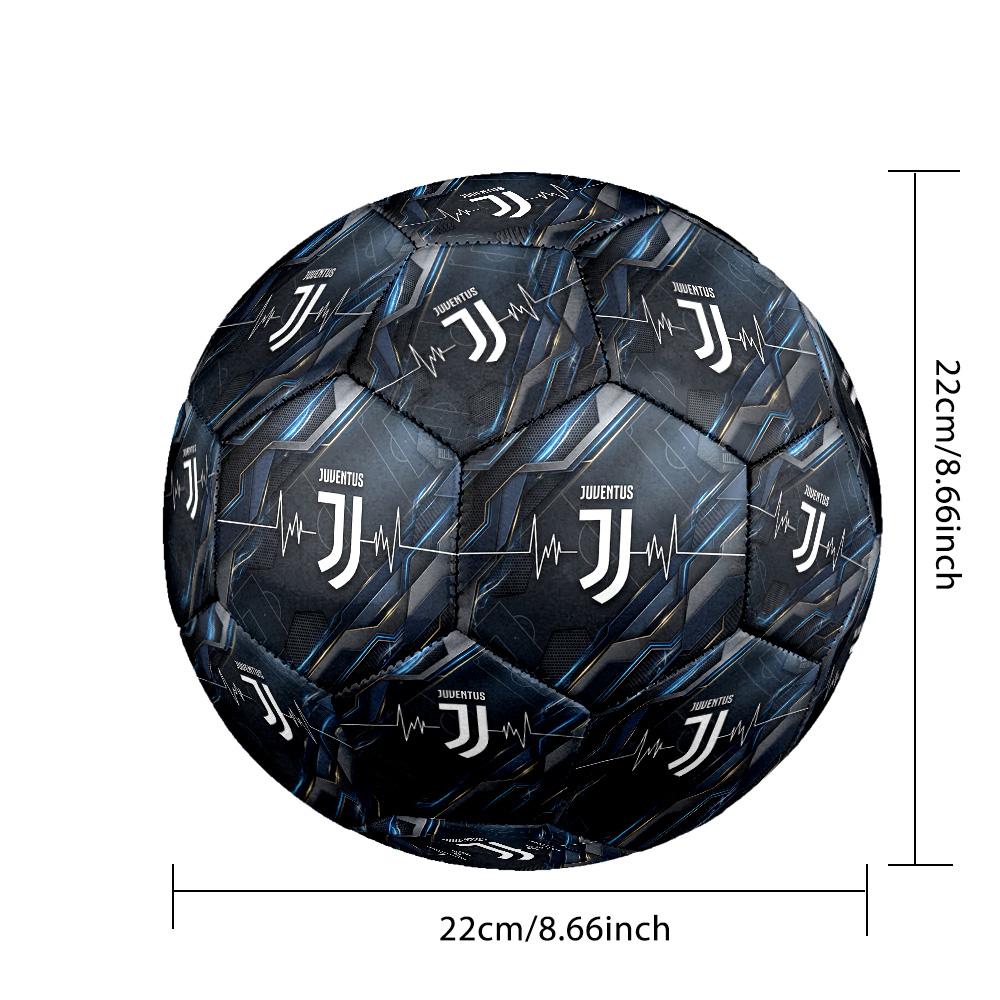 Pallone da calcio a tema Juventus FC Taglia 5 Pallone da calcio Tocco Morbido Pallone da calcio Professionale per Allenamento per Sport all'Aperto