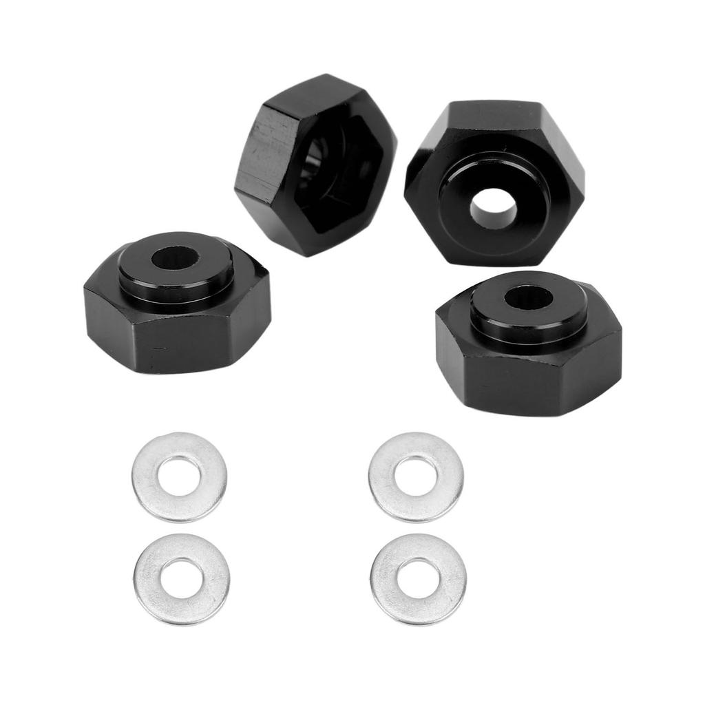 4pcs RC Hex Coupler Professional Aluminum Alloy RC Wheel Hex Adapter for 1 10 RC Cars