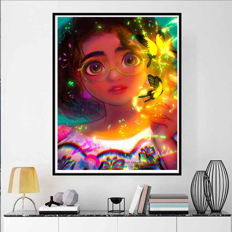 Disney 5D DIY Diamond Painting Mirabelles Magic Awakening Illustration Embroidery Mosaic Cross Stitch Home Decor Gift Crafts