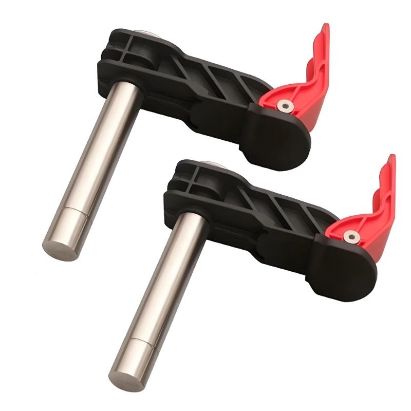 19Mm/20Mm Benches Dog Clamp Woodworking Benches Hold Down Clamp, Manual Flip Lever Board Holding Tool for Workbenches Routing Tasks