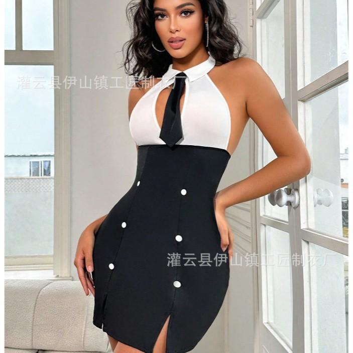 European and American sexy women s clothing tight hip bandage dress party cos clothing S