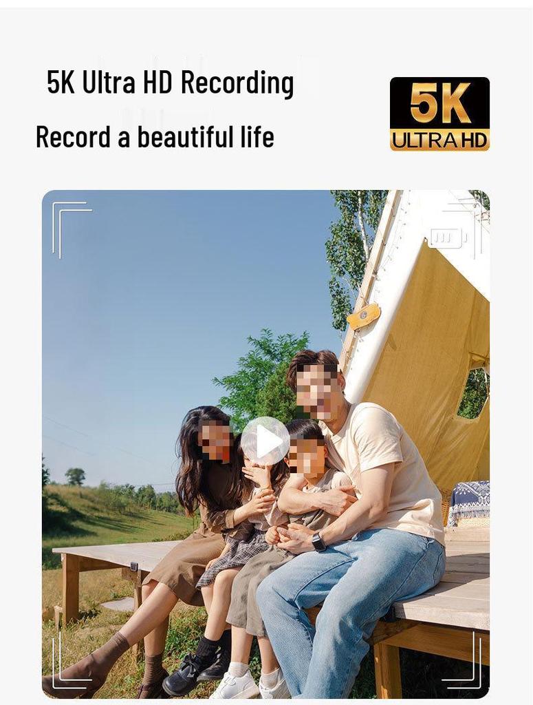 5K HD Dual-Screen Digital Camera with WIFI Transfer: Ultra-Clear Portable Selfie Cam for Students