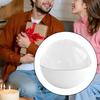 Kristallkugel Videoplayer 4GB 2,8 Zoll Speicher-Kugel für Freunde Paare Familie Weiß