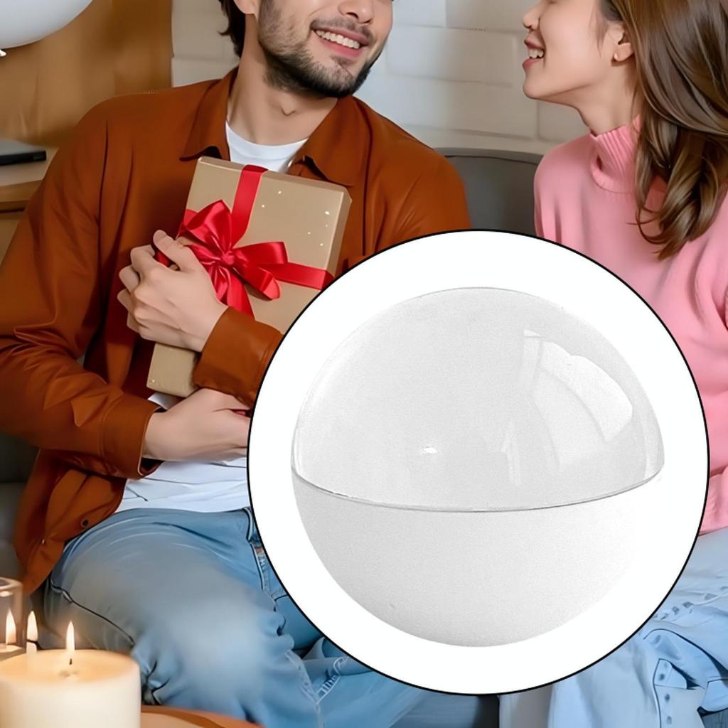 Kristallkugel Videoplayer 4GB 2,8 Zoll Speicher-Kugel für Freunde Paare Familie Weiß