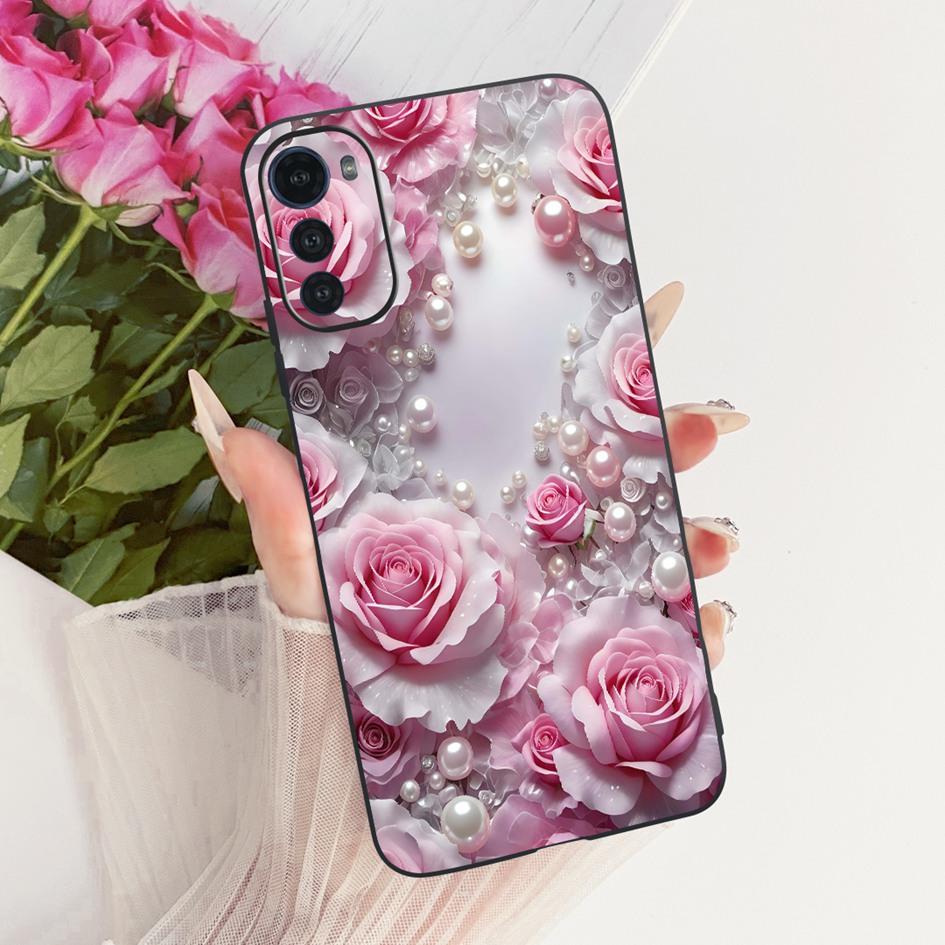 Silicone Case For Motorola Moto E32 E32s Cover Fashion Cartoon Dragon Painted Fundas Soft TPU Bumper For MotoE32 MotoE32s Casing