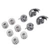 10pcs Hook Race Sewing Machine Bobbins Silver Precision Bobbin Case Iron Compatible Parts Shuttle Hook Household