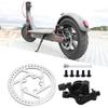 Akozon Disc Brake Caliper, Electric Scooter Disc Wheel Brake Kit, 110mm Disc Rotor Replacement For M365/Pro Electric Scooter