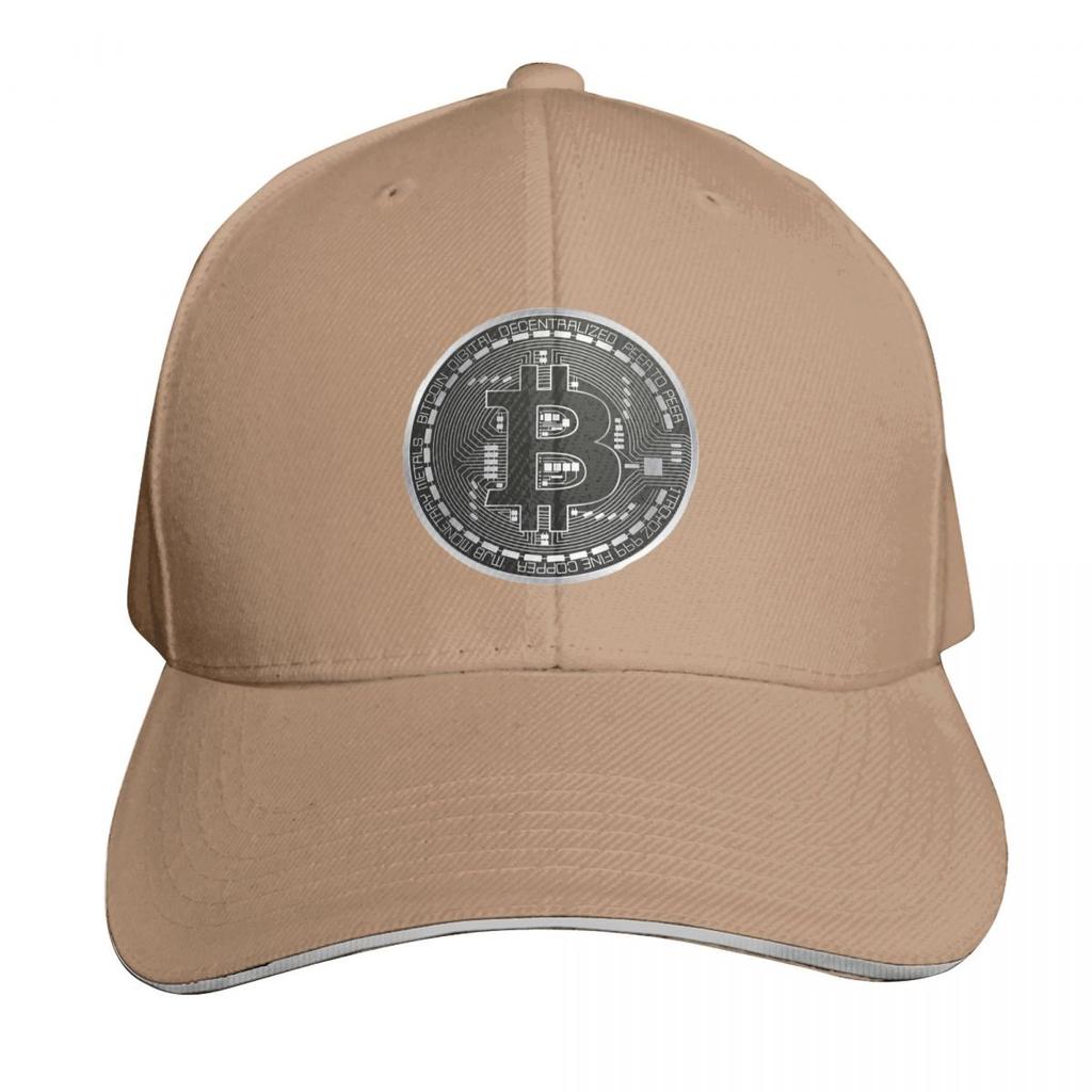Bitcoin Kryptowährung Münzen Kunst Kappe Mode Lässig Baseballkappen Verstellbarer Hut Hip Hop Sommer Unisex Baseballkappen