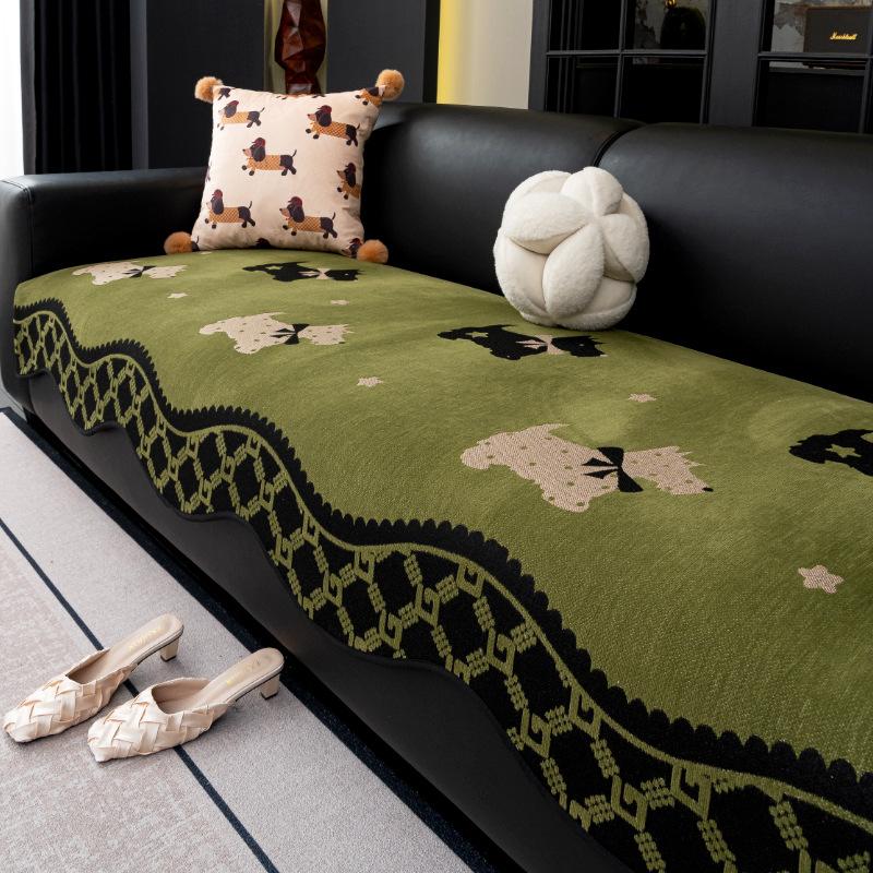 

Новая подушка для дивана 2025 года, универсальная для всех сезонов, противоскользящая и устойчивая к царапинам от кошек подушка для дивана, легкая роскошь, высококачественная подушка для дивана, простое ощущение 90*70cm