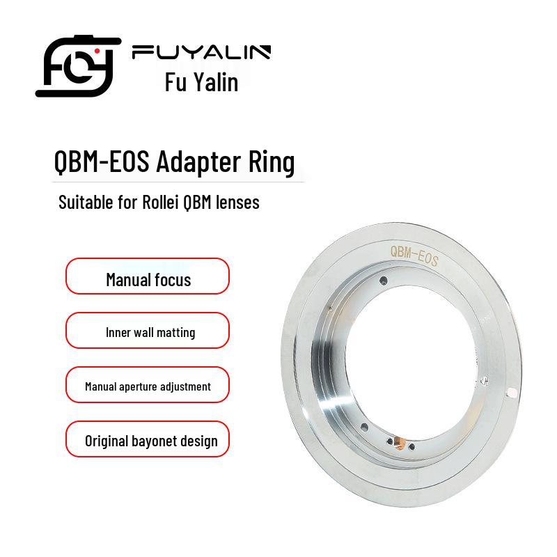 Адаптер объектива QBM-EOS для объектива Rollei QBM на DSLR-камеру Canon EOS EF 30mm and below