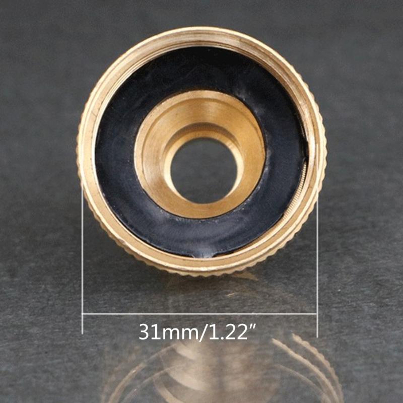 Brass Garden Water Adapter 1 Inch Thread Faucet Quick Connector Hose Water Guns Garden Hose Washing Machine Fittings