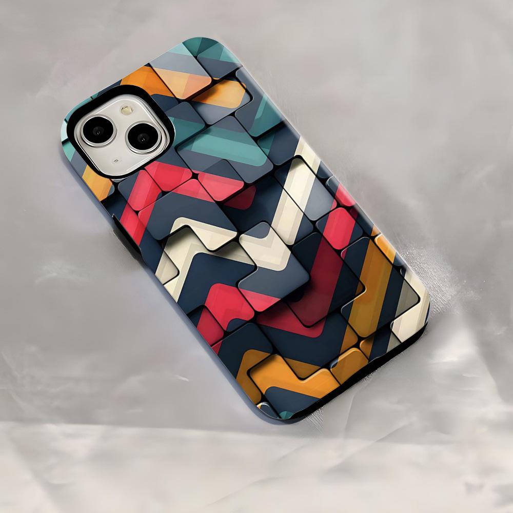 Hot-selling color building block iPhone14 iPhone case 17promax advanced magnetic film