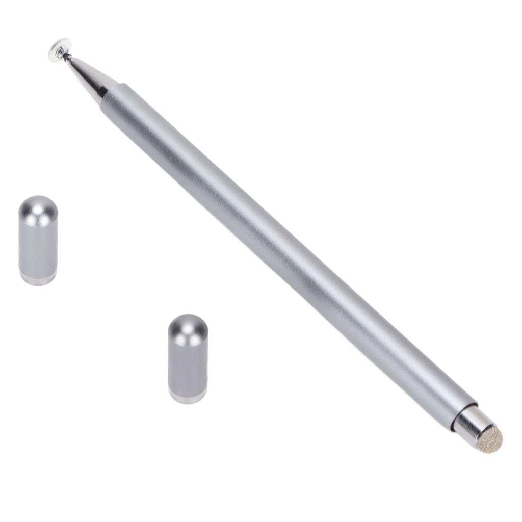 Stylus Pens 2 In 1 Accurate Control Aluminium Alloy High Durability Smart Touch PenGrey