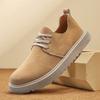 Retro Herren Freizeit Lederschuhe Rutschfest Outdoor Bequeme Sneaker Herbst Wildleder Herren Trendige Schuhe Designer Wanderschuhe Mann